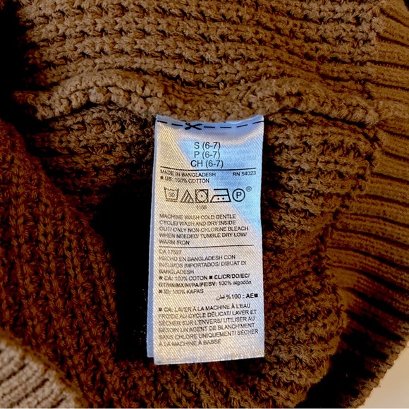 Old Navy mock fisherman’s rib crewneck sweater - Picture 2 of 4